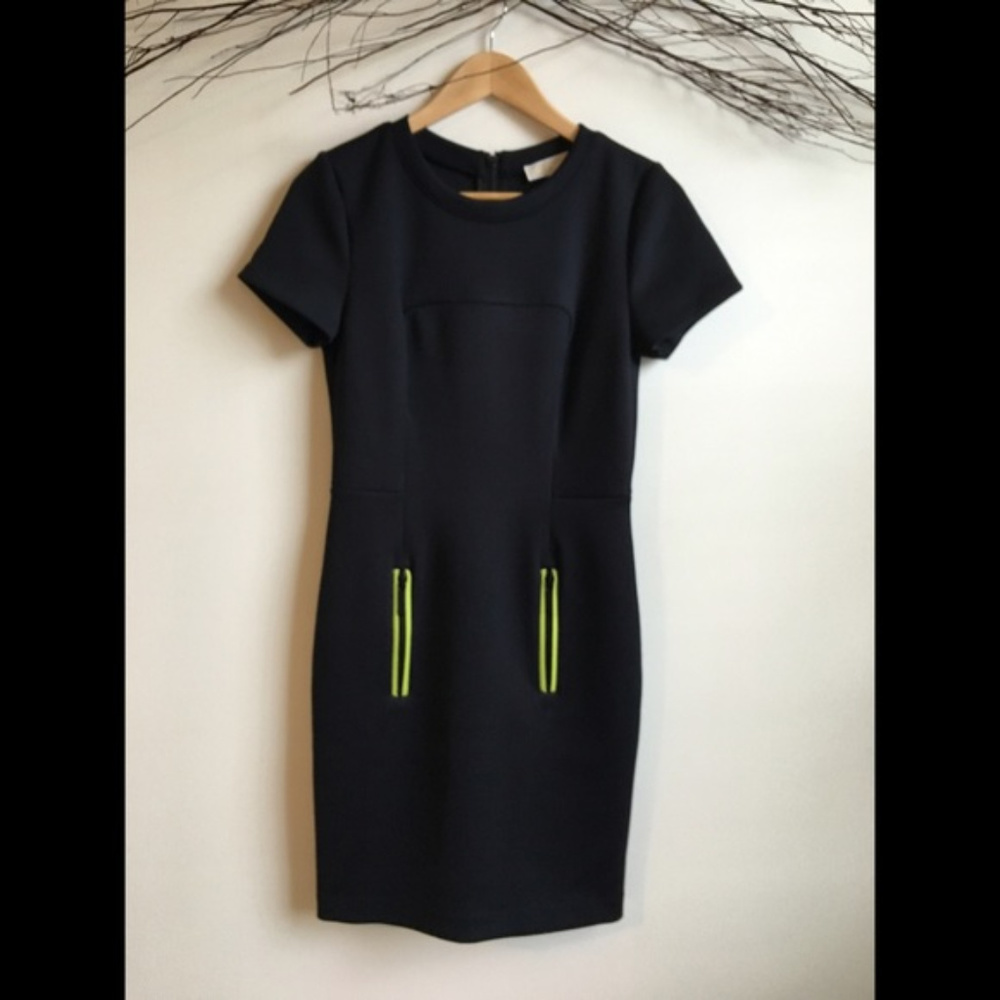 NWT Stunning Michael Kors Dress with Neon Accents